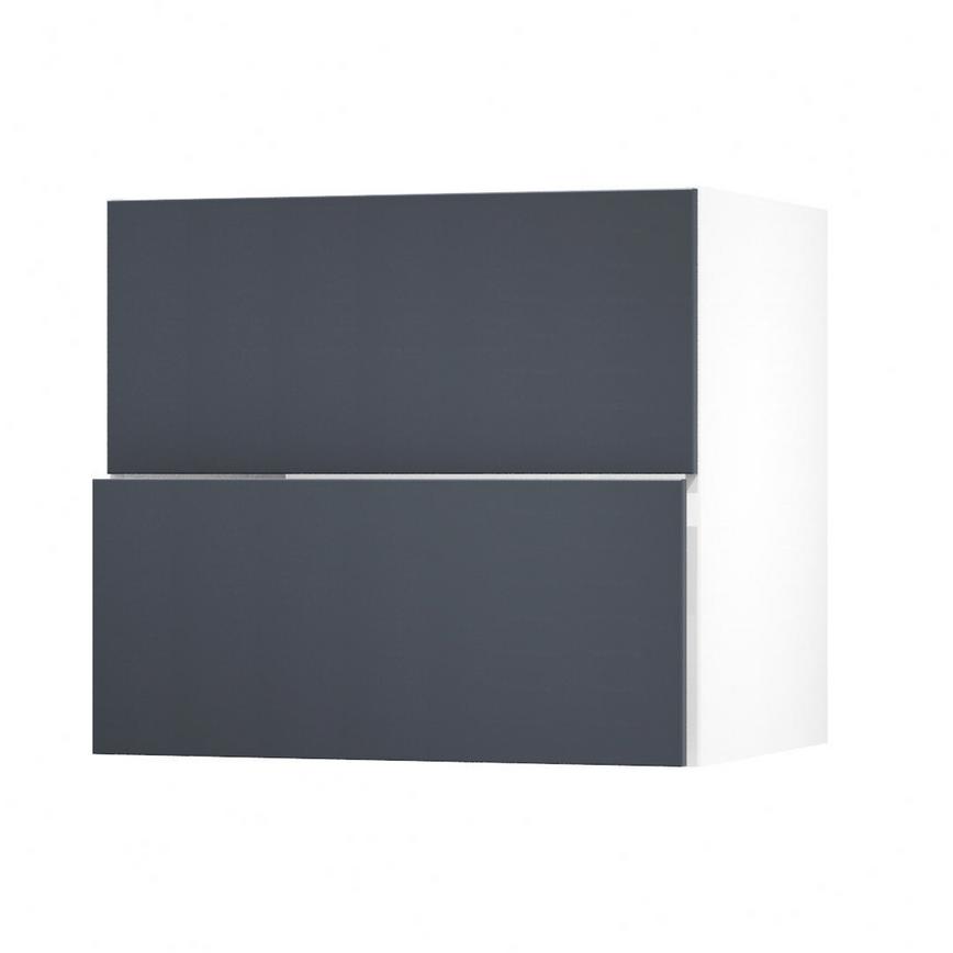 Hockley Super Matt Navy 800 Pan Drawer Door Open 342mm