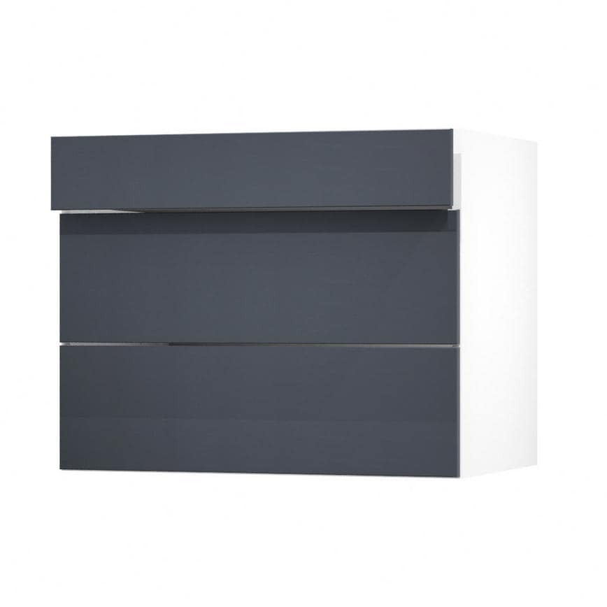 Hockley Super Matt Navy 900 Pan Drawer Door Open 170mm