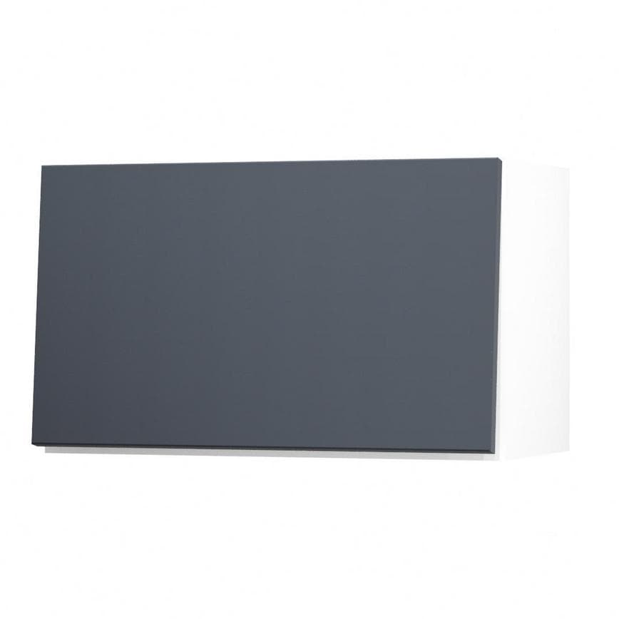 Hockley Super Matt Navy 600 Half Height Door Open