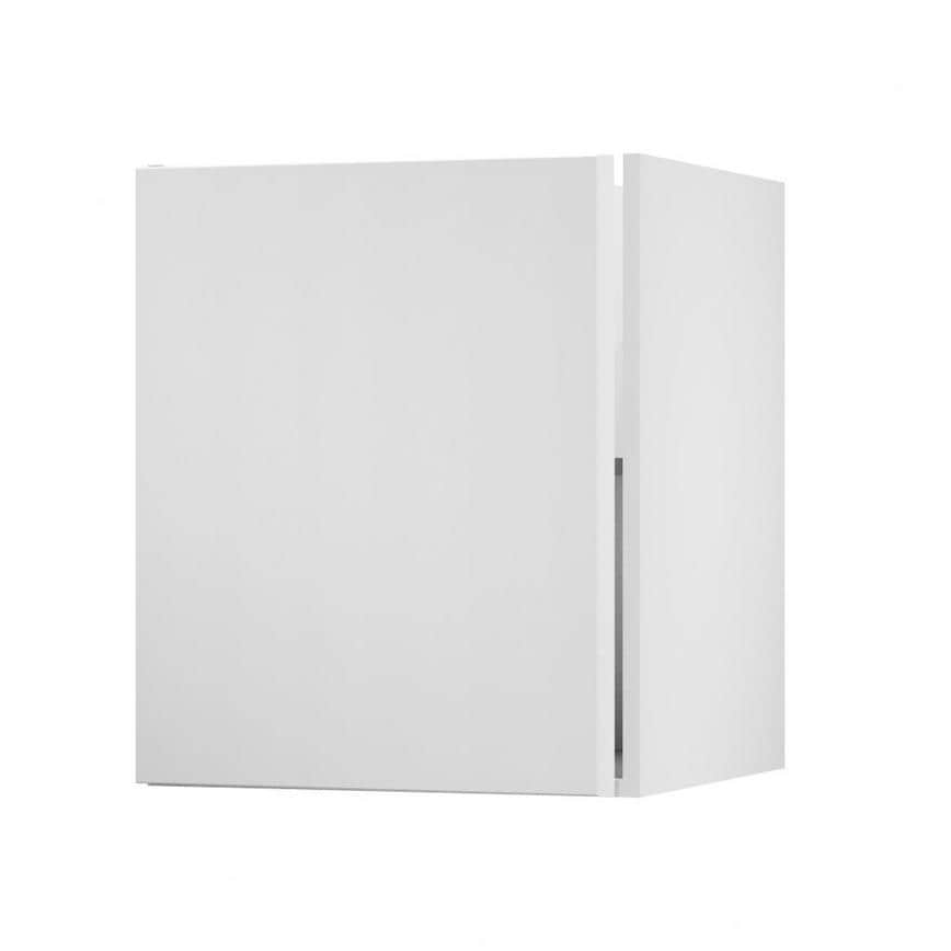 Hockley Super Matt White 600 Full Height Door Open