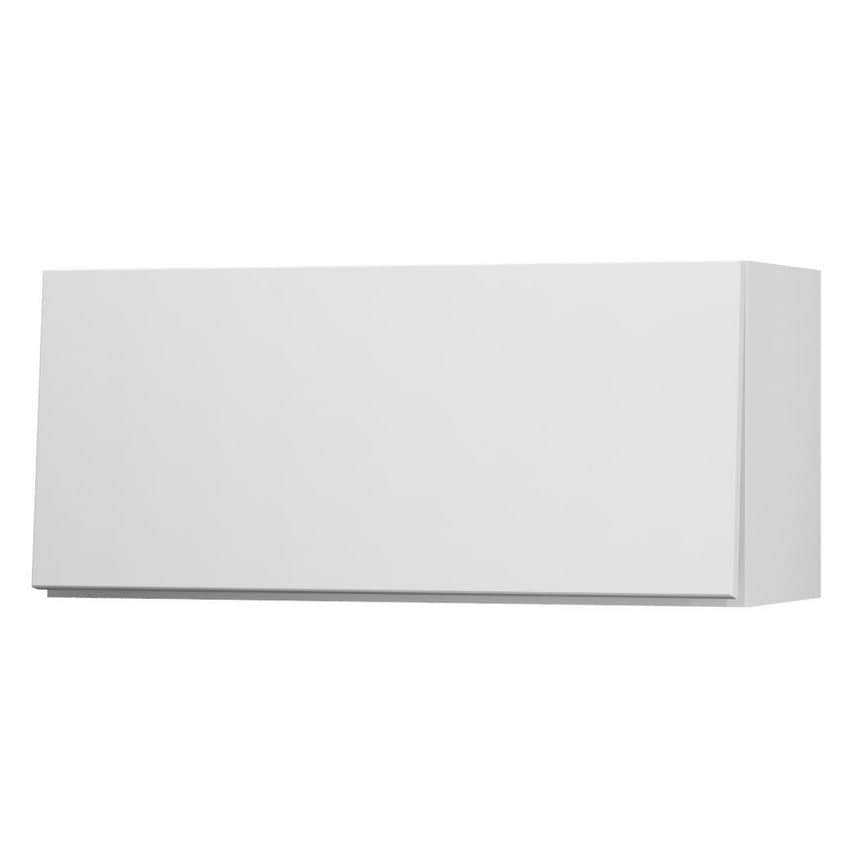 Hockley Super Matt White 800 Half Height / Pan Drawer Door Open