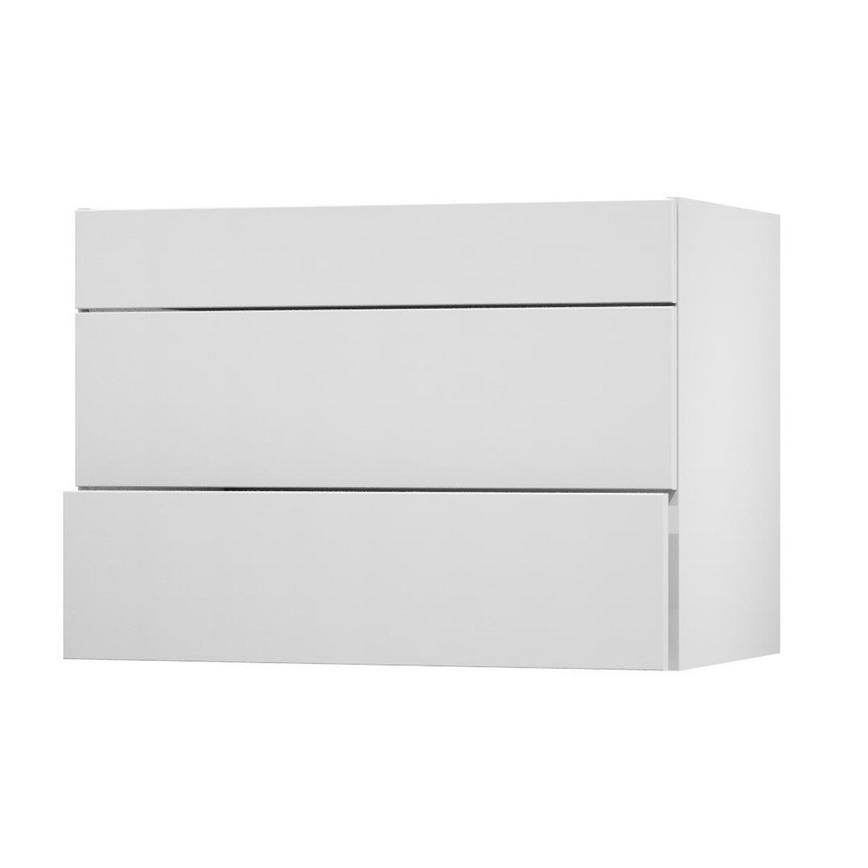 Hockley Super Matt White 1000 Fridge Freezer Wall Door Open