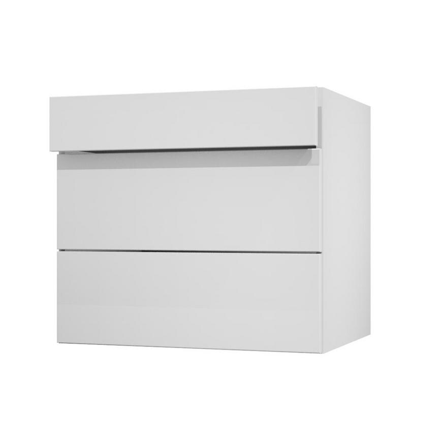 Hockley Super Matt White 800 Drawer Front Open