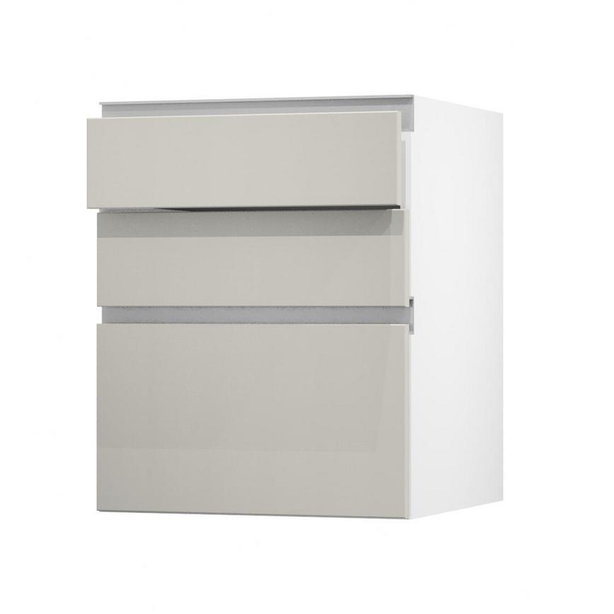 Hockley Super Matt Sandstone 600 Pan Drawer Door Open 170mm