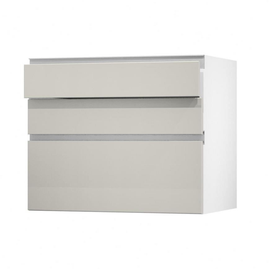 Hockley Super Matt Sandstone 900 Pan Drawer Door Open 170mm