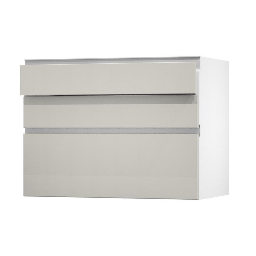 Hockley Super Matt Sandstone 1000 Pan Drawer Door Open 170mm
