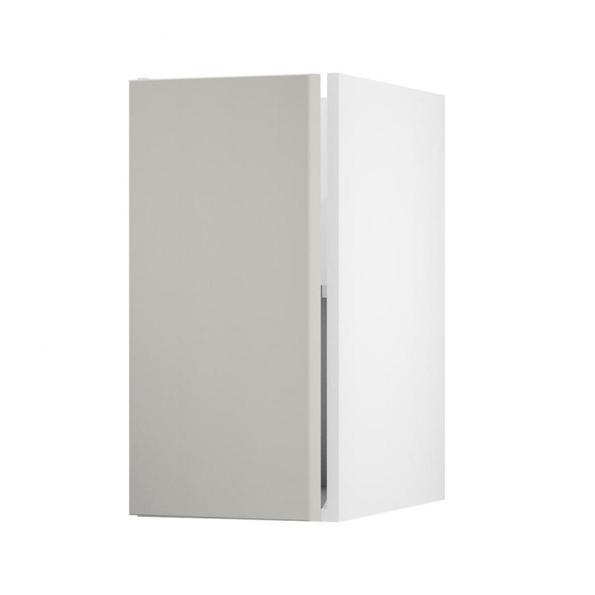 Hockley Mirror Gloss Sandstone 350 Full Height Door Open