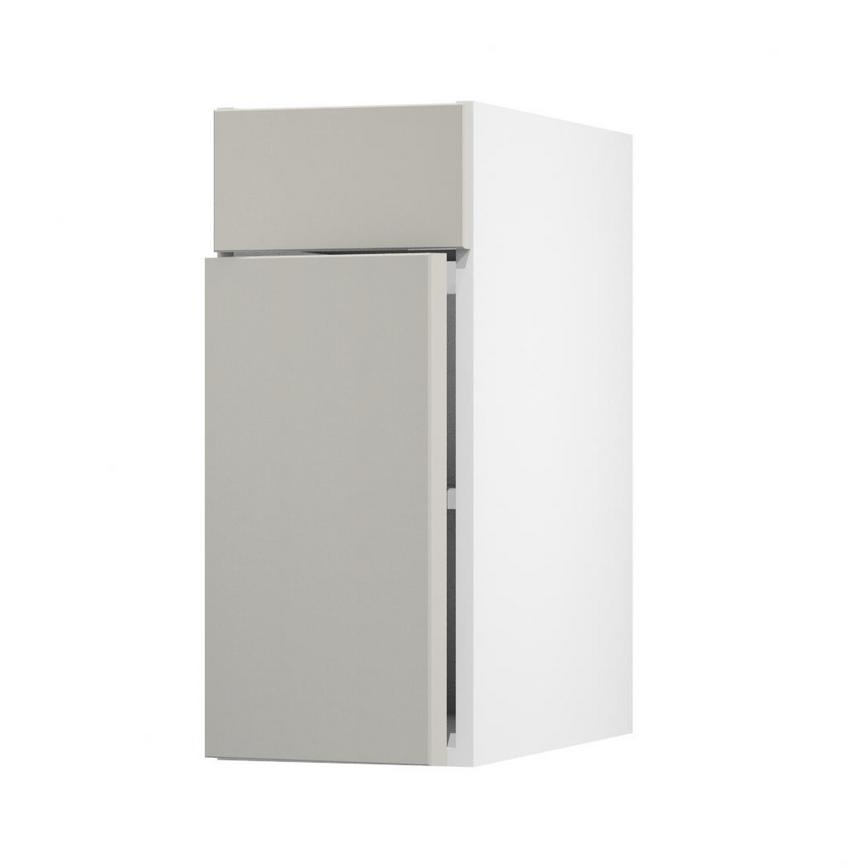 Hockley Mirror Gloss Sandstone 300 Standard Door Open