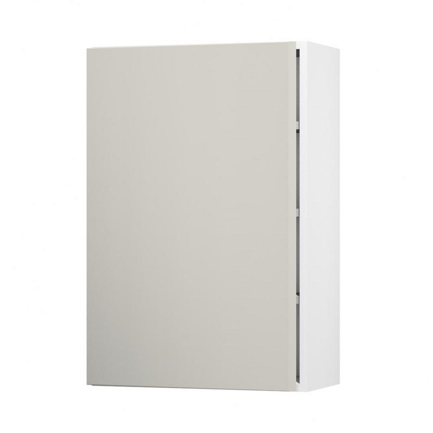 Hockley Mirror Gloss Sandstone 600 Tall Door Open