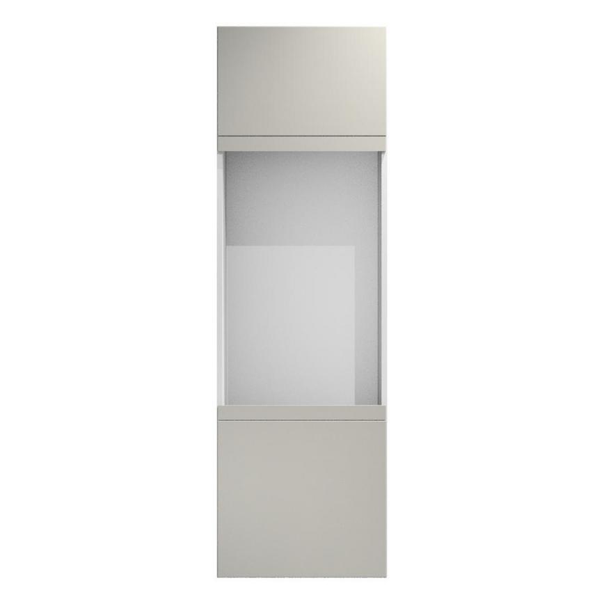 Hockley Mirror Gloss Sandstone 600 Appliance Tower Fascia Door