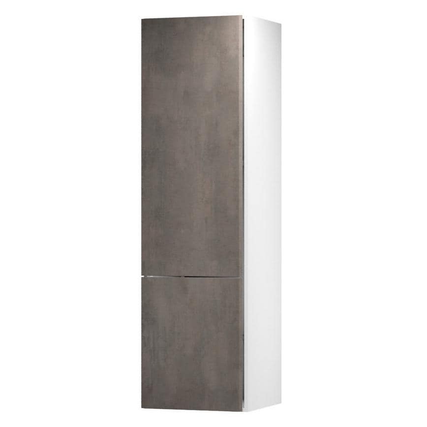 Hockley Bronze Dark Stone 600 Tall (1400) Appliance Tower Door Open