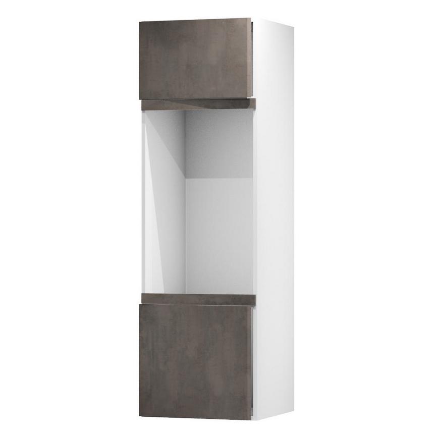 Hockley Bronze Dark Stone 600 Appliance Tower Fascia Open