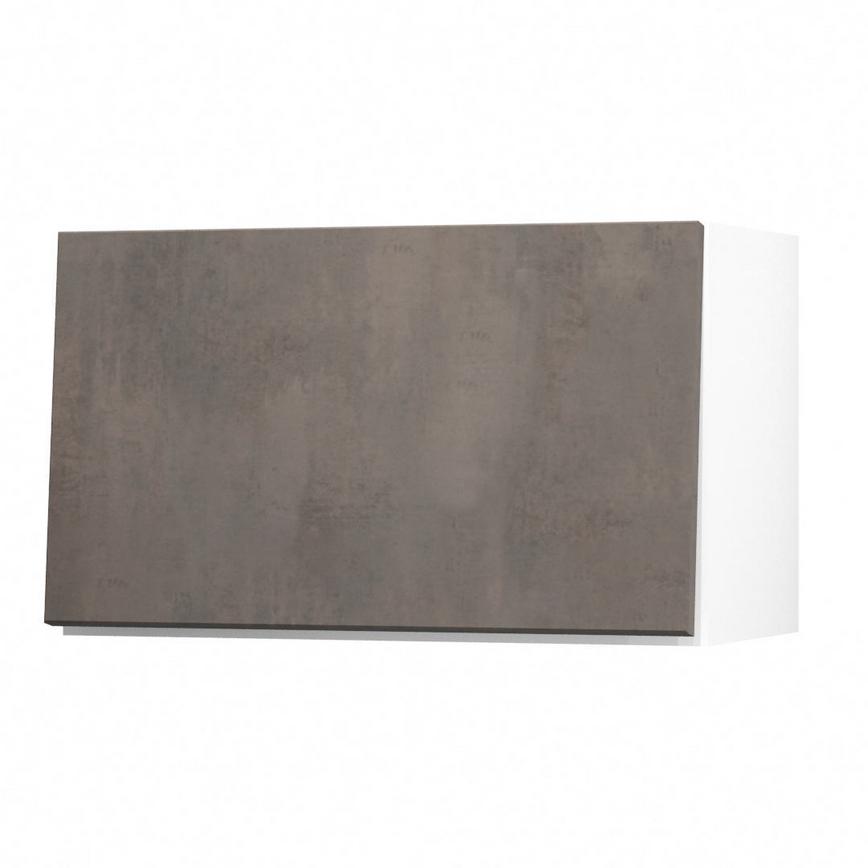 Hockley Bronze Dark Stone 600 Half Height Door Open