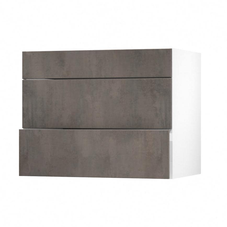 Hockley Bronze Dark Stone 900 Pan Drawer Open