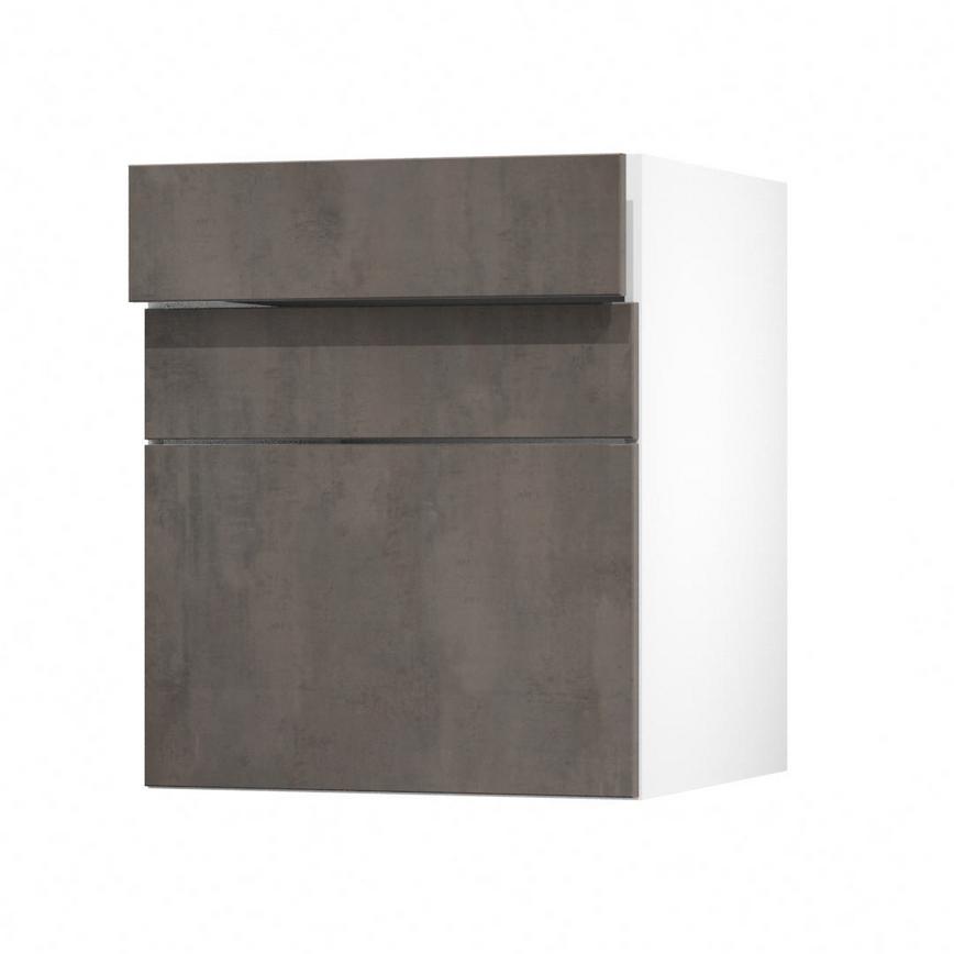 Hockley Bronze Dark Stone 600 Drawer Open