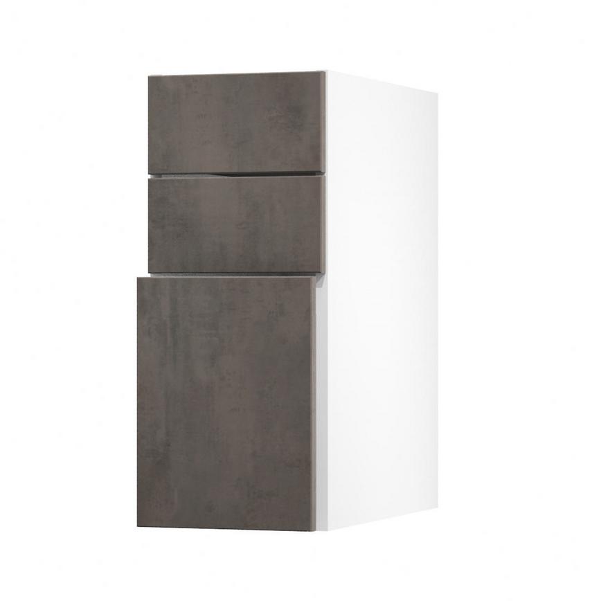 Hockley Bronze Dark Stone 300 Pan Drawer Open