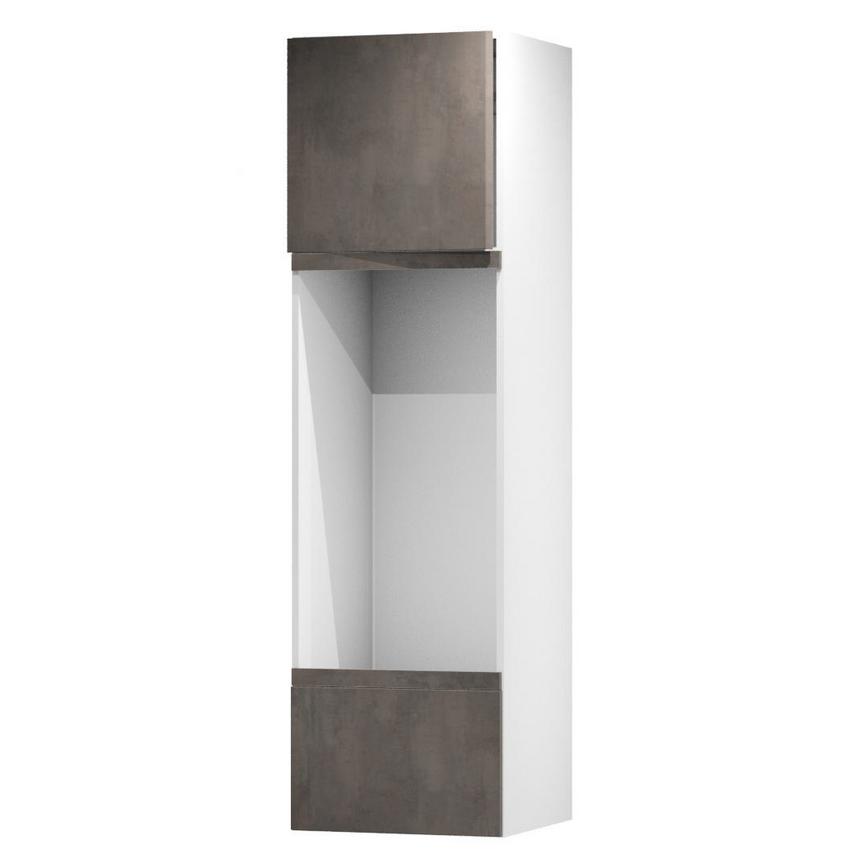 Hockley Bronze Dark Stone 600 Tall (570) Appliance Tower Door Open