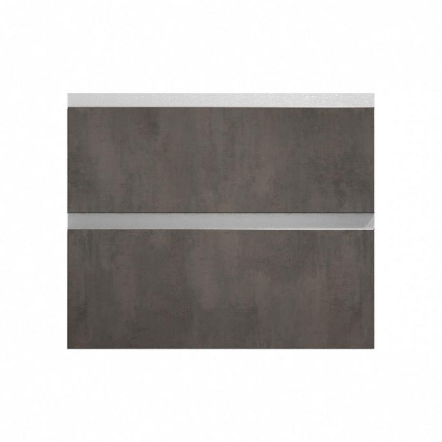 Hockley Bronze Dark Stone 900 Pan Drawer (342mm) Front