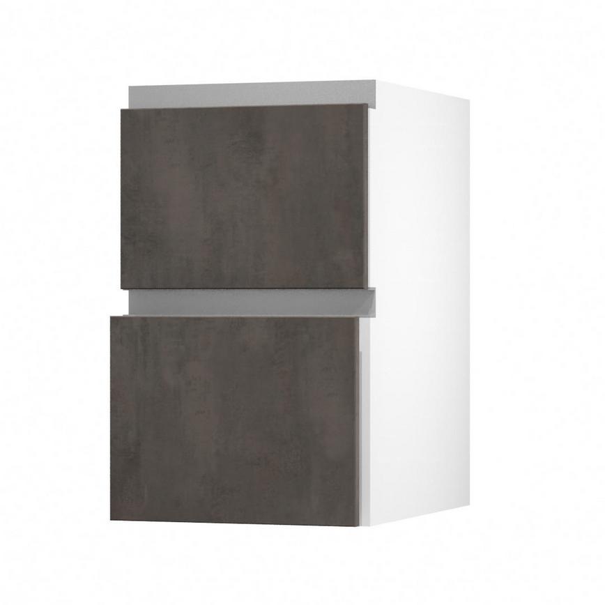 Hockley Bronze Dark Stone 450 Pan Drawer (342mm) Open