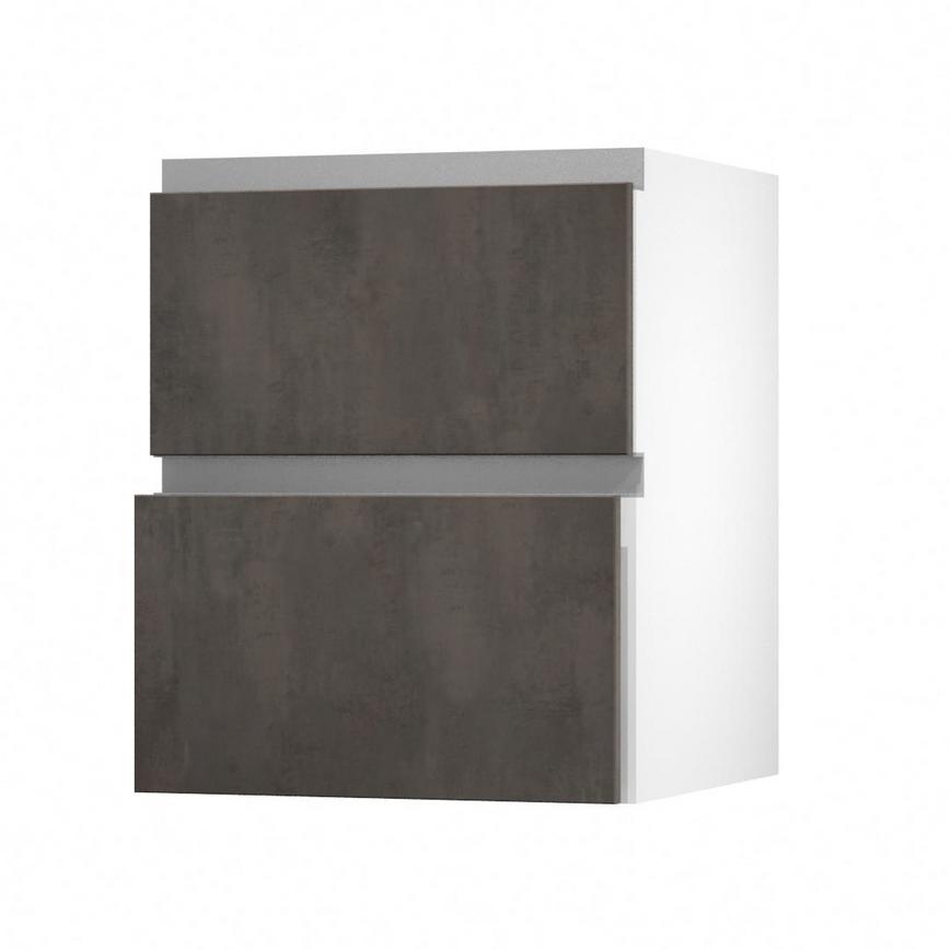Hockley Bronze Dark Stone 600 Pan Drawer (342mm) Open