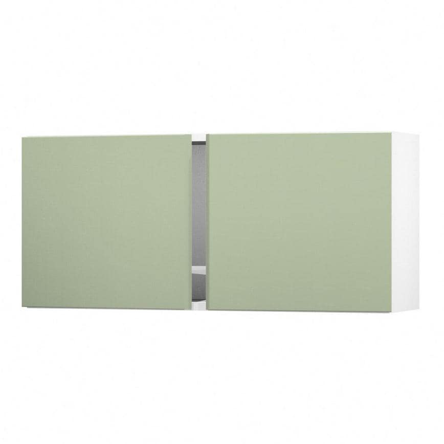 Hockley Super Matt Reed Green 500 Tall Bridge Unit Door Open
