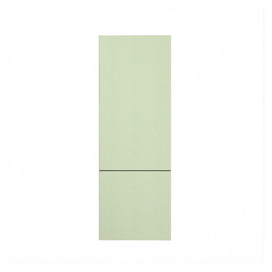 Hockley Super Matt Reed Green 750mm x 1400mm Tall Larder Door shown as part of a Larder Unit or Fridge Freezer Tower