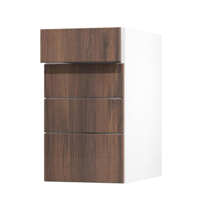 Hockley Textures Walnut 400 Drawer Open