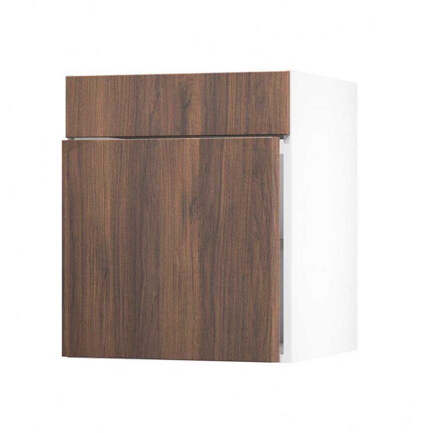 Hockley Textures Walnut 600 Standard Door Open