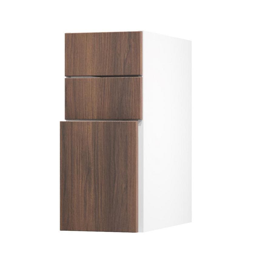 Hockley Textures Walnut 300 Pan Drawer Open