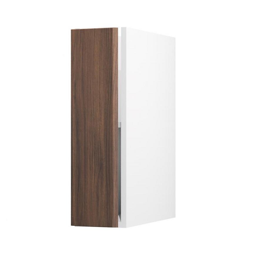 Hockley Textures Walnut 200 Full Height Pull Out Door Open