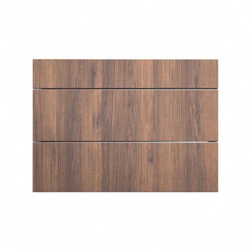 Hockley Textures Walnut 1000 Fridge Freezer Wall Door