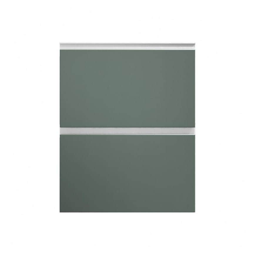Hockley Super Matt Fir Green 600 Pan Drawer Door 342mm