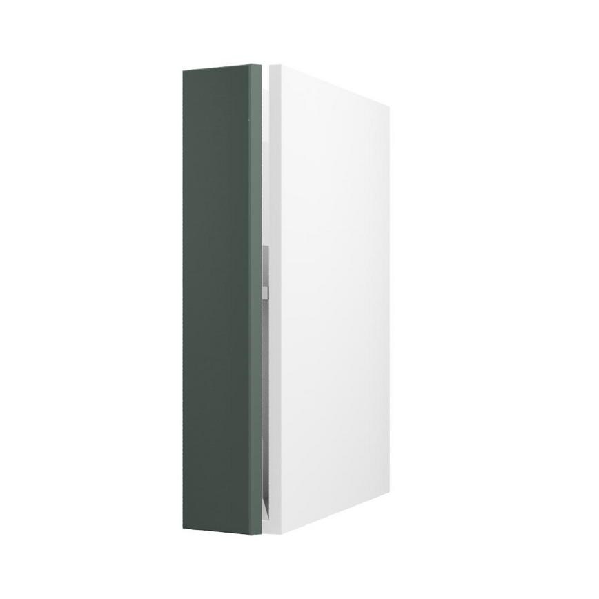 Hockley Super Matt Fir Green 150 Full Height Pull Out Door Open