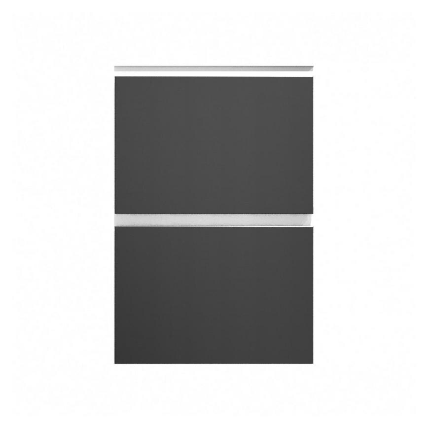 Hockley Super Matt Black 500 Pan Drawer Door 342mm