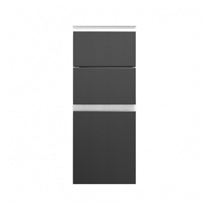 Hockley Super Matt Black 300 Pan Drawer Door 170mm