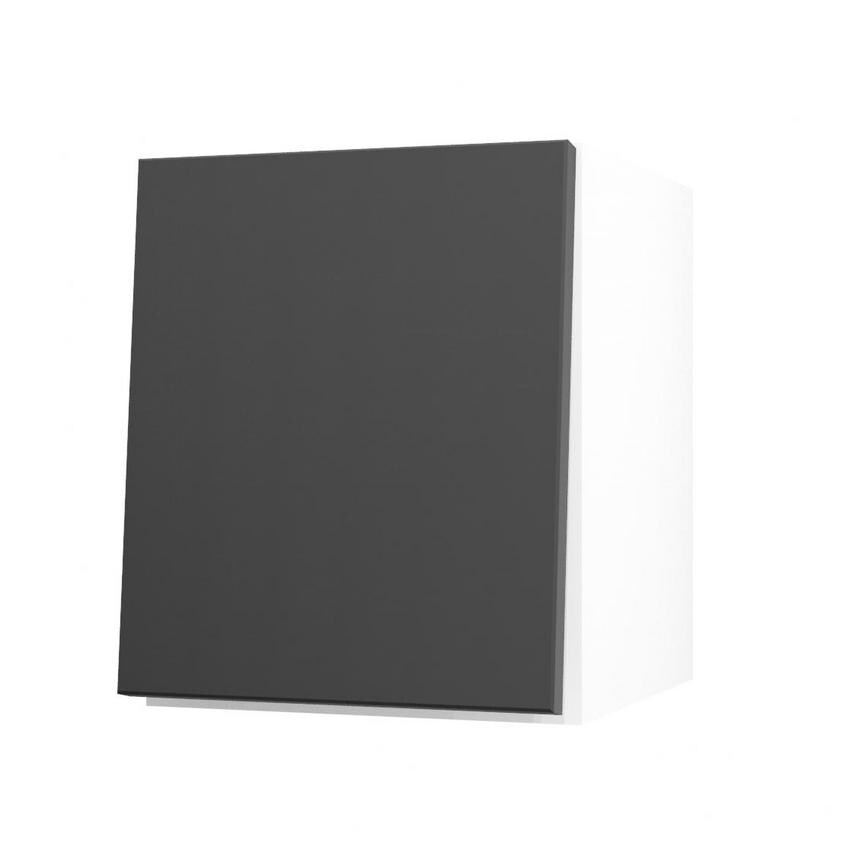 Hockley Super Matt Black 300 Half Height Door Open