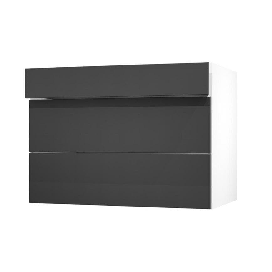Hockley Super Matt Black 1000 Drawer Door Open