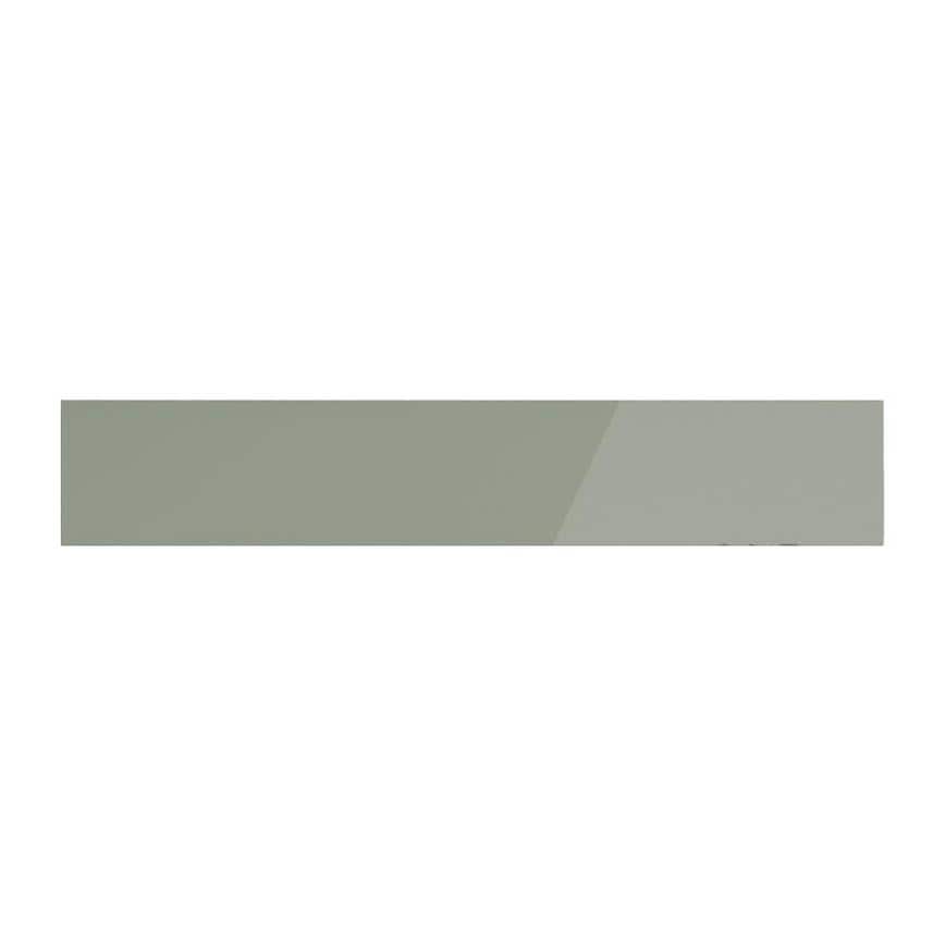 Hockley Mirror Gloss Reed Green 900mm x 160mm Drawer Front Shown Closed as Part of a Full Drawer Unit