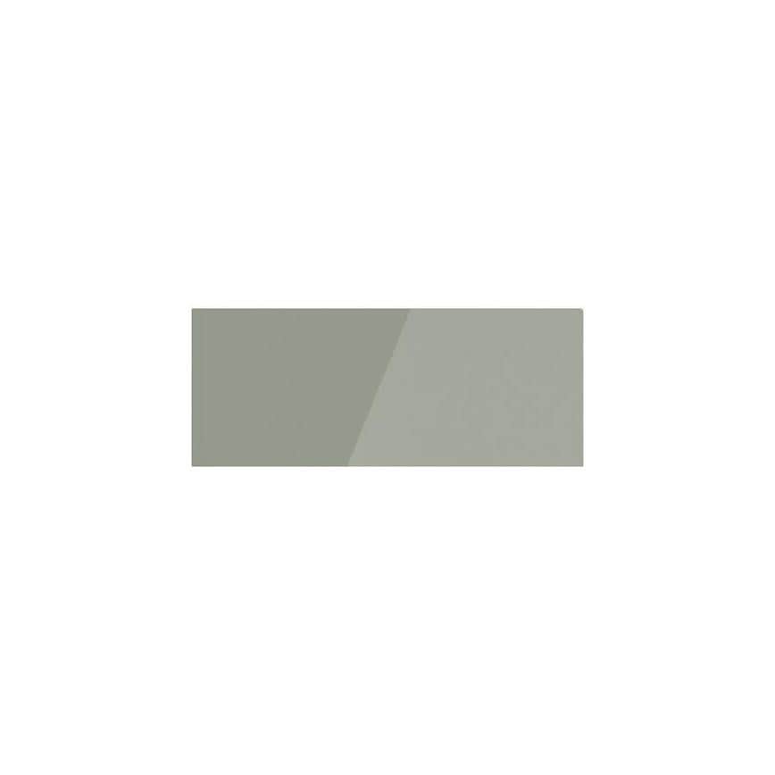 Hockley Mirror Gloss Reed Green 400mm x 160mm Drawer Front Shown Closed from the Front as Part of a Full Drawer Unit