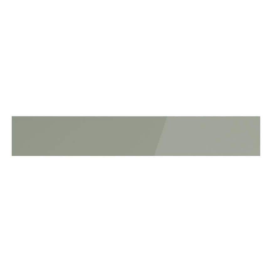 Hockley Mirror Gloss Reed Green 1000mm x 160mm Drawer Shown Closed from the Front as Part of a Drawer Unit