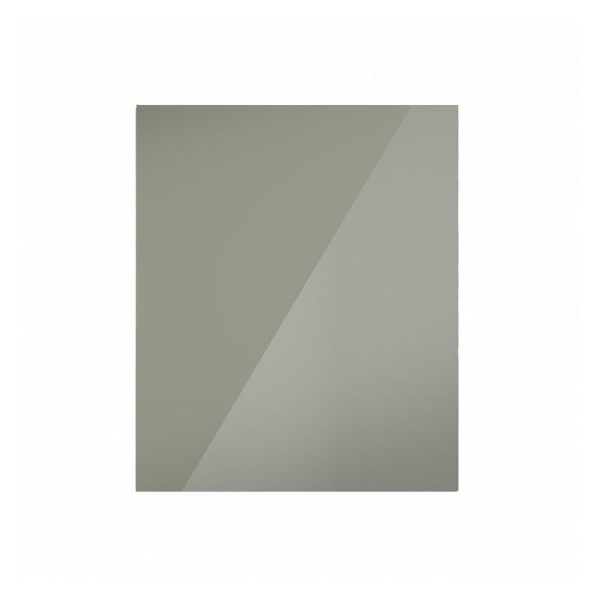 Hockley Mirror Gloss Reed Green 600mm x 720mm Full Height Door Shown Closed from the Front