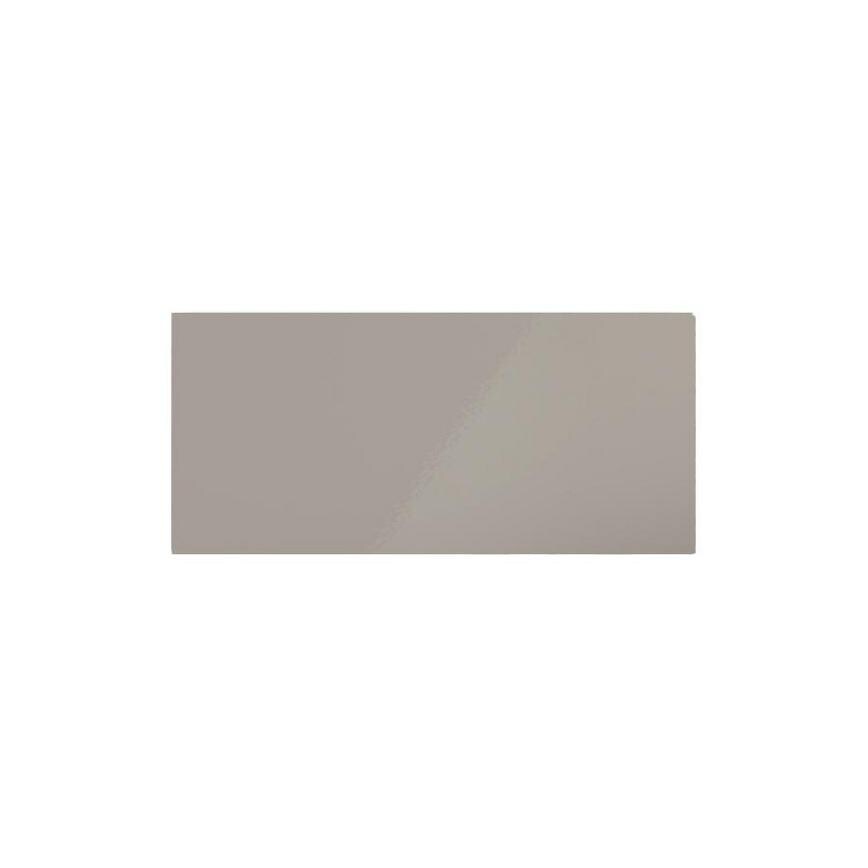 Hockley Mirror Gloss Sand Grey 500mm x 227mm Drawer Front Shown Closed as Part of a Full Drawer Unit