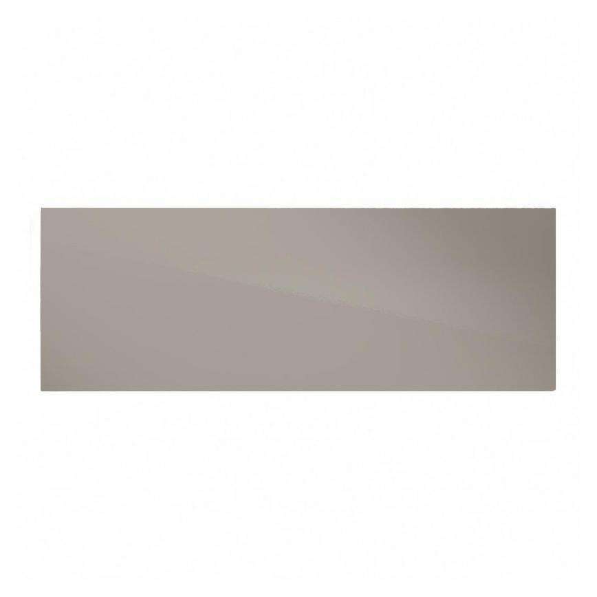 Hockley Mirror Gloss Sand Grey 1000mm x 360mm Bridging Unit Door Shown Closed from the Front