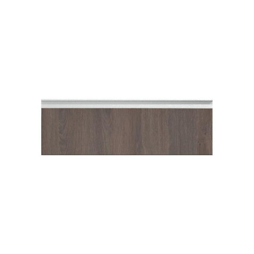 Hockley Textured Dark Oak 600mm x 170mm Drawer Front Shown Closed as Part of a Full Drawer Unit