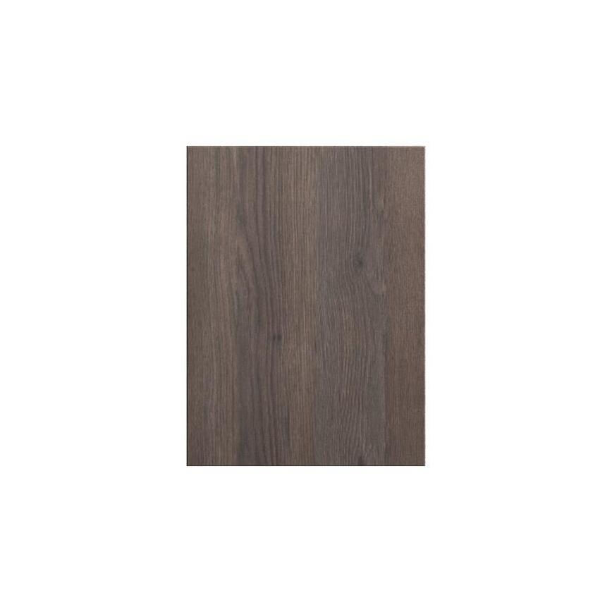 Hockley Textured Dark Oak 300mm x 394mm Pan Drawer Front Shown Closed as Part of a Full Drawer Unit