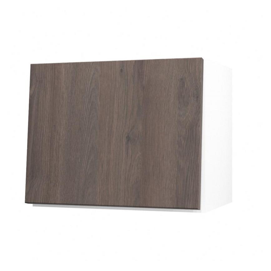 Hockley Textured Dark Oak 450mm x 360mm Bridging Unit Door Shown Open at an Angle