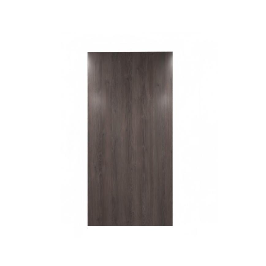 Hockley Textured Dark Oak 750mm x 720mm Tall Larder Door Shown Closed as part of a Full Larder Unit or Fridge Freezer Tower