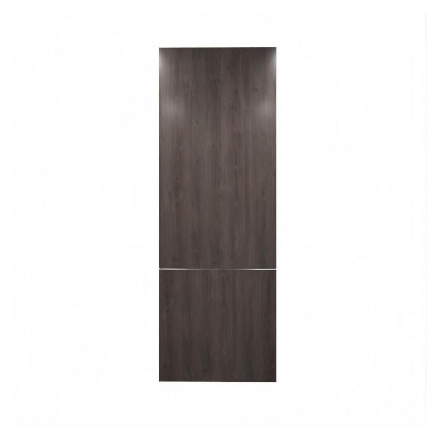 Hockley Textured Dark Oak 750mm x 720mm Tall Larder Door Shown from the Front as a Single Door