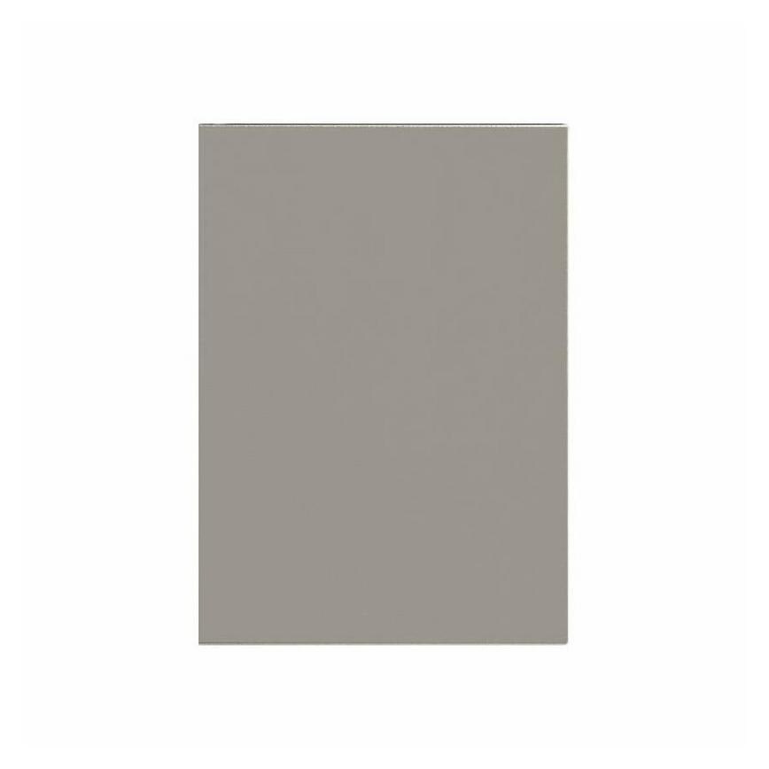 Hockley Super Matt Sand Grey 400 Standard Door CAD Front Cut Out