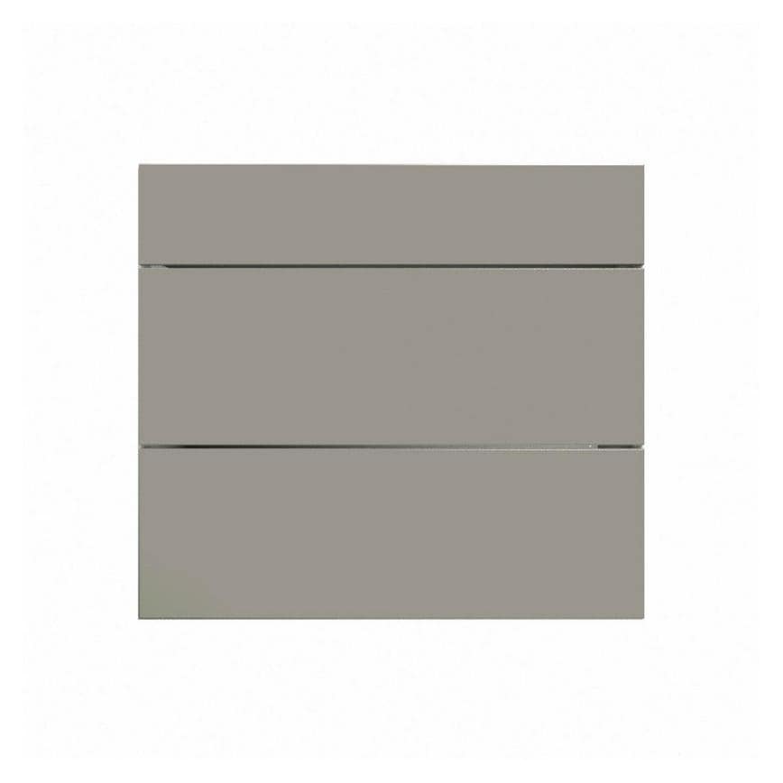 Hockley Super Matt Sand Grey 275mm x 800mm Pan Kitchen Drawer CAD Front